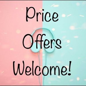 Pricing Offers Welcome!